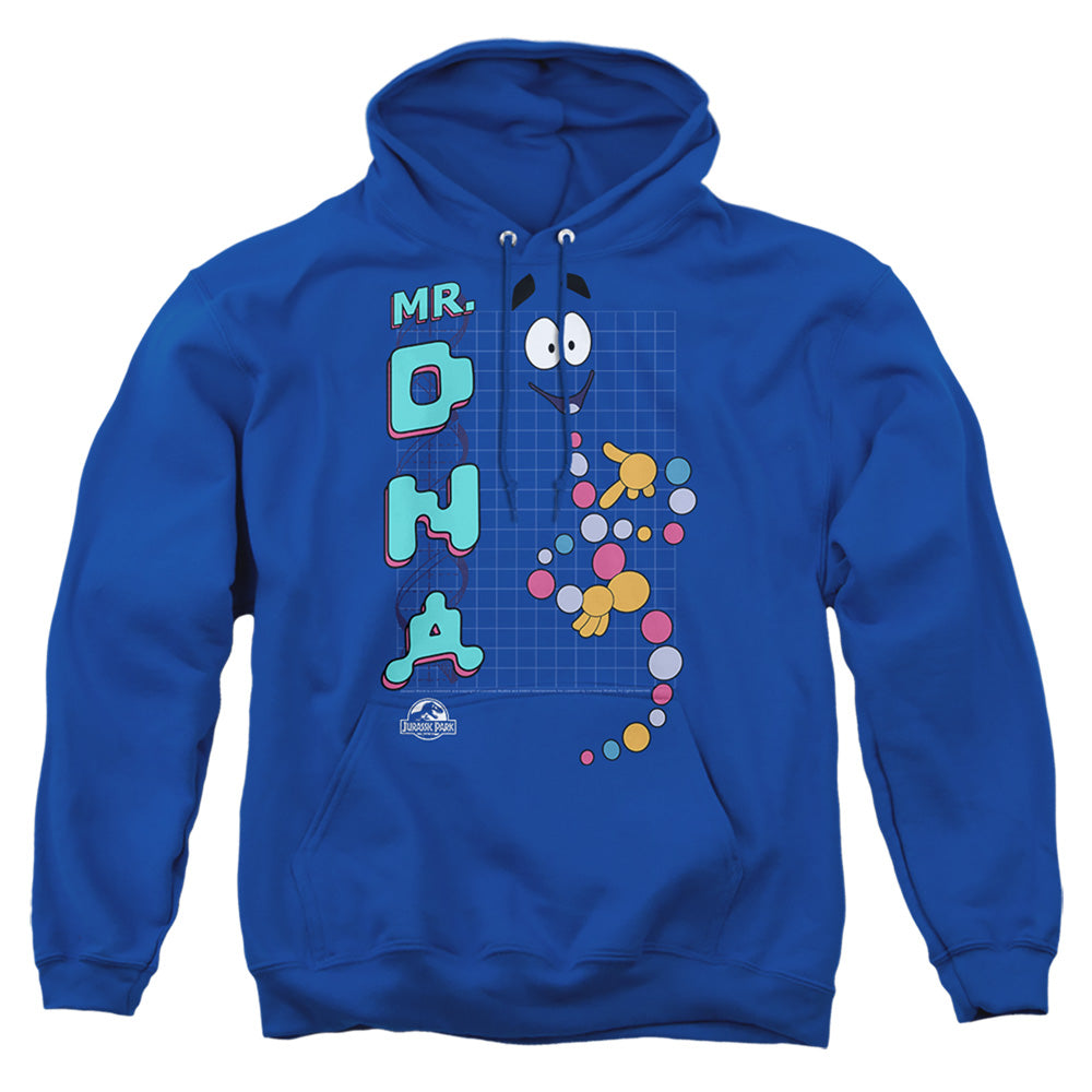 Jurassic Park Mr Dna Mens Hoodie Royal Blue