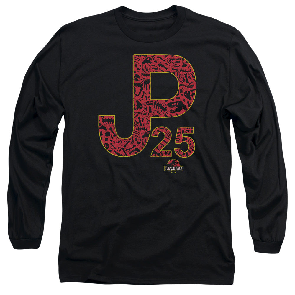Jurassic Park JP 25 Mens Long Sleeve Shirt Black