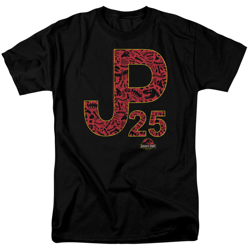 Jurassic Park JP 25 Mens T Shirt Black