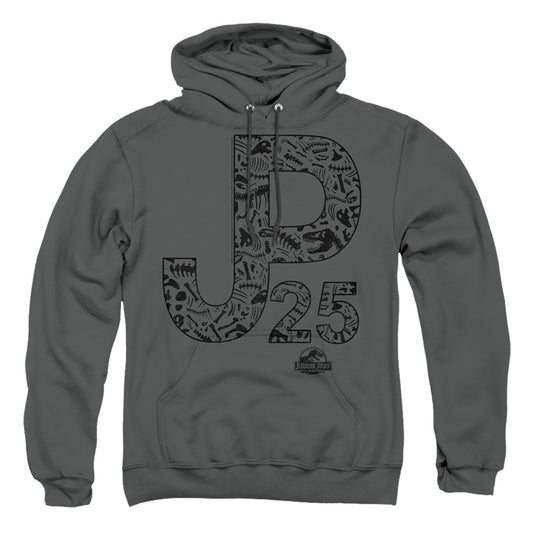 Jurassic Park Jp25 Mens Hoodie Charcoal