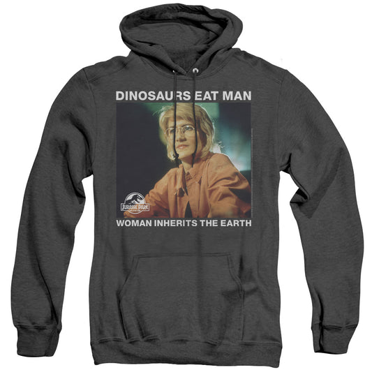 Jurassic Park Inherit Heather Mens Hoodie Black