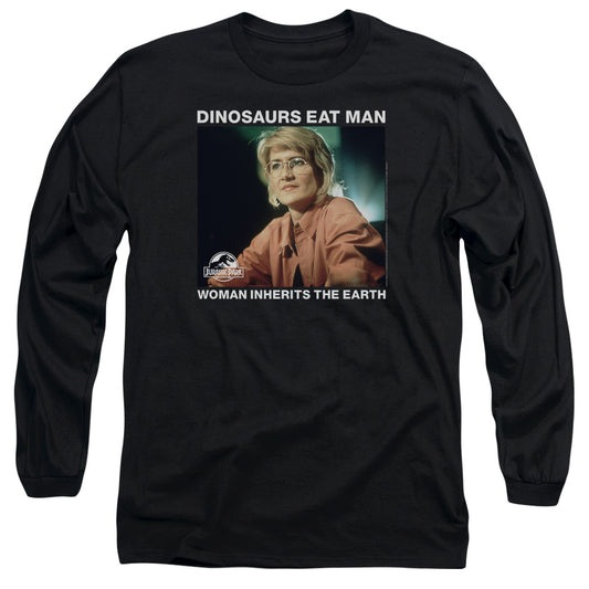 Jurassic Park Inherit Mens Long Sleeve Shirt Black