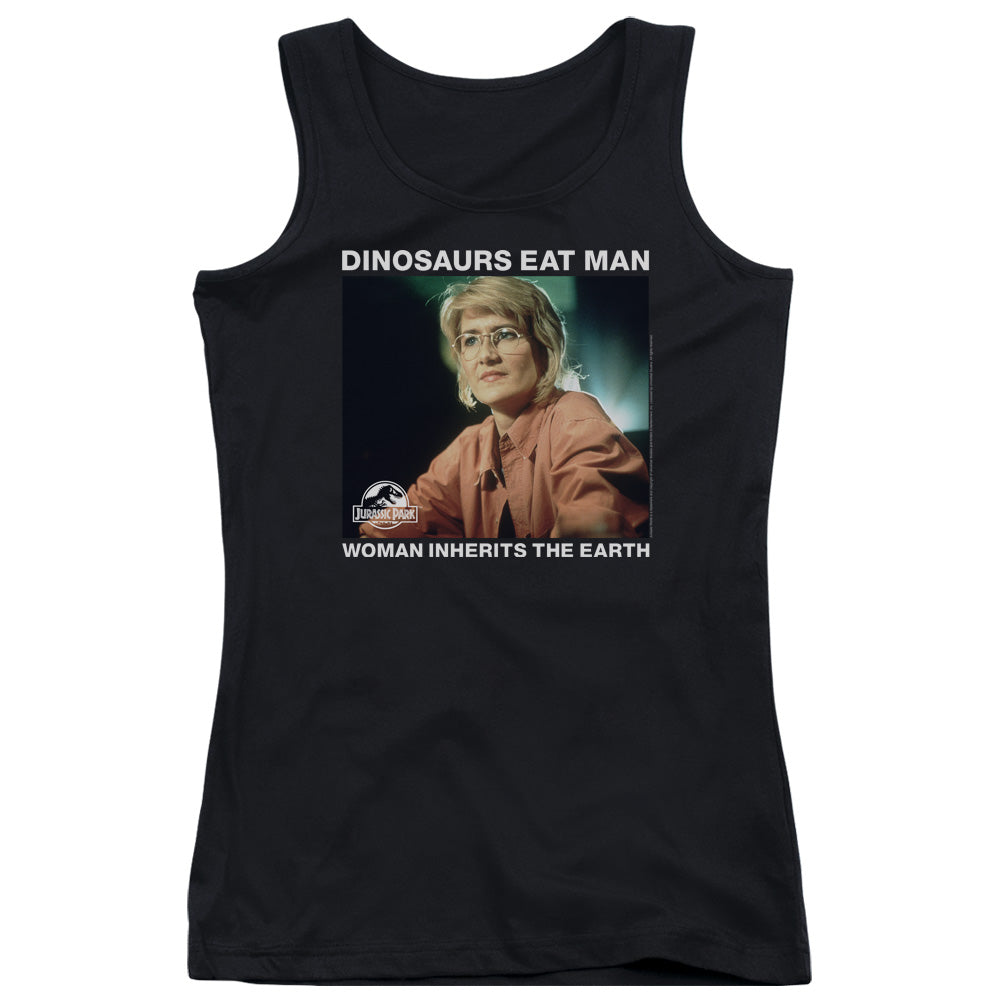 Jurassic Park Inherit Womens Tank Top Shirt Black