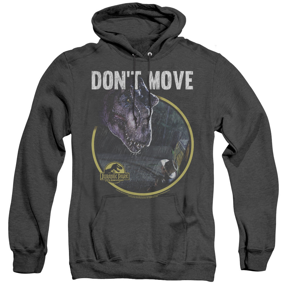 Jurassic Park Dont Move Heather Mens Hoodie Black
