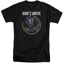 Load image into Gallery viewer, Jurassic Park Dont Move Mens Tall T Shirt Black