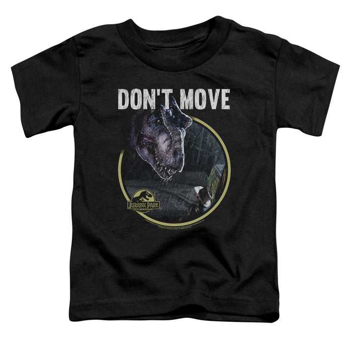 Jurassic Park Dont Move Toddler Kids Youth T Shirt Black