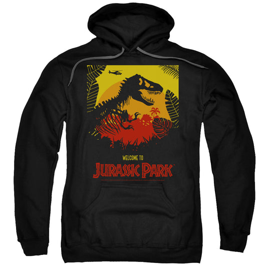 Jurassic Park Welcome To JP Mens Hoodie Black
