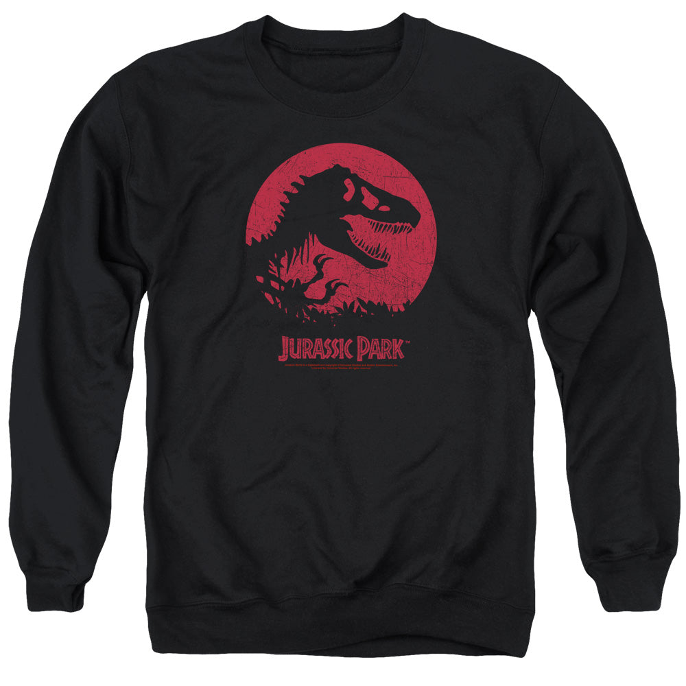 Jurassic Park T-Rex Sphere Mens Crewneck Sweatshirt Black