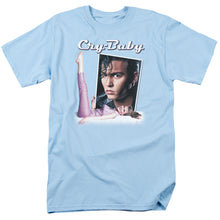Load image into Gallery viewer, Cry Baby Title Mens T Shirt Light Blue