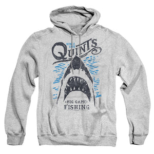 Jaws Big Game Fishing Mens Hoodie Athletic Heather