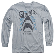 Load image into Gallery viewer, Jaws Big Game Fishing Mens Long Sleeve Shirt Athletic Heather