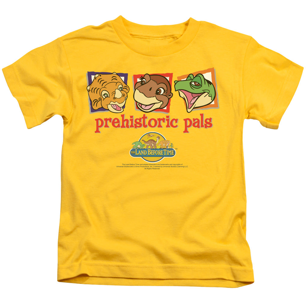 The Land Before Time Prehistoric Pals Juvenile Kids Youth T Shirt Yellow