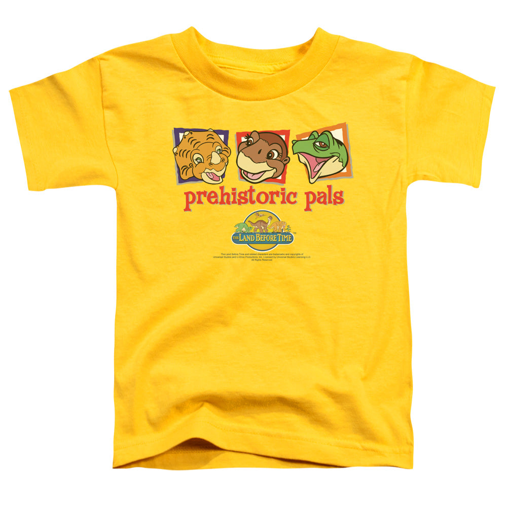 The Land Before Time Prehistoric Pals Toddler Kids Youth T Shirt Yellow