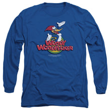 Load image into Gallery viewer, Woody Woodpecker Woody Mens Long Sleeve Shirt Royal Blue