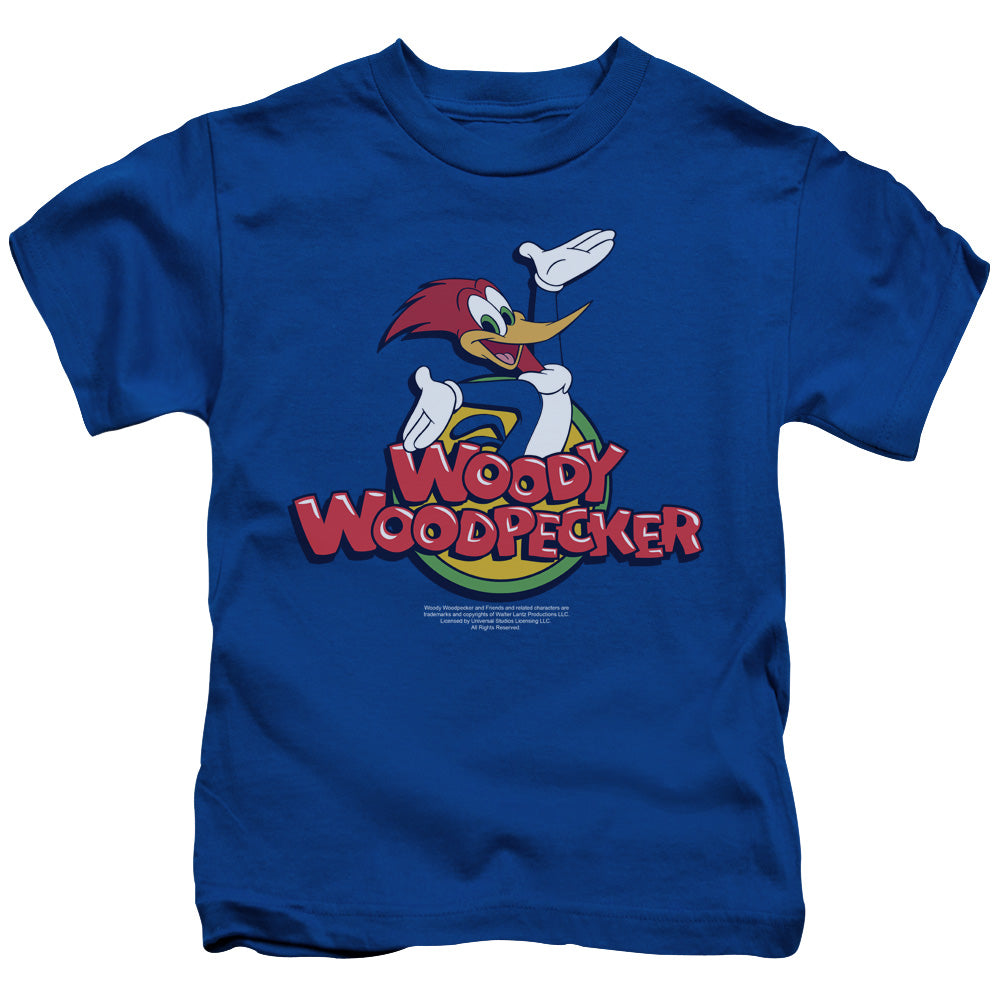 Woody Woodpecker Woody Juvenile Kids Youth T Shirt Royal Blue