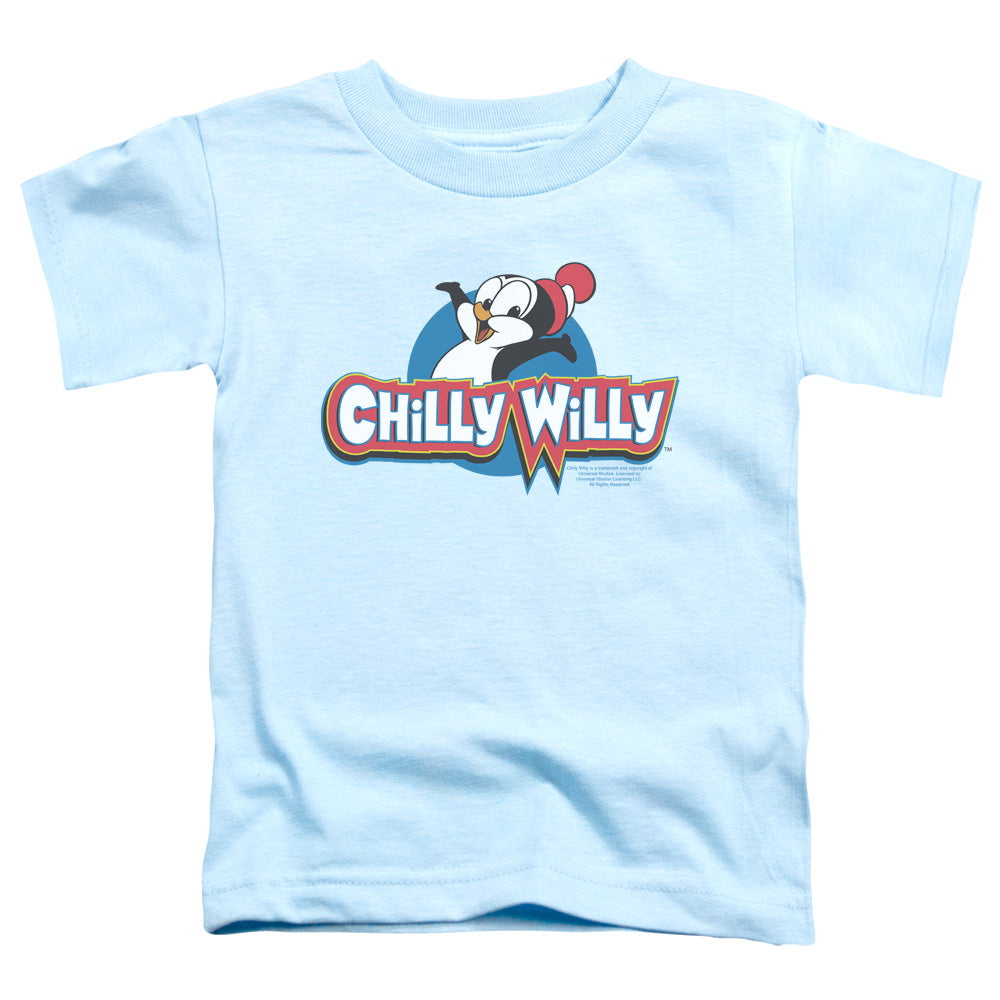 Chilly Willy Logo Toddler Kids Youth T Shirt Light Blue