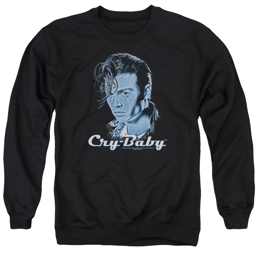 Cry Baby King Cry Baby Mens Crewneck Sweatshirt Black
