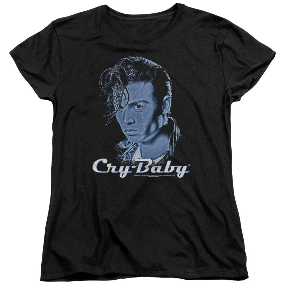 Cry Baby King Cry Baby Womens T Shirt Black
