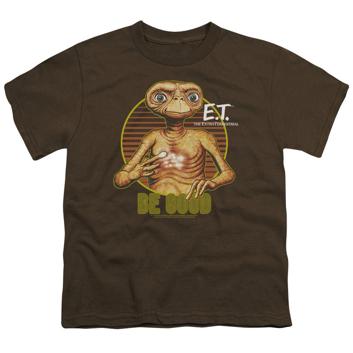 ET the Extra Terrestrial Be Good Kids Youth T Shirt Coffee