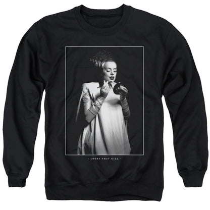 Universal Monsters Looks That Kill Mens Crewneck Sweatshirt Black