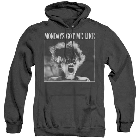 Universal Monsters Monday Monster Heather Mens Hoodie Black