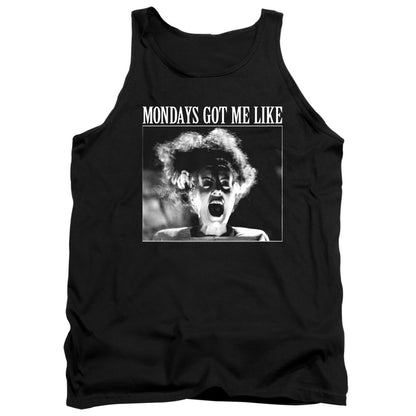 Universal Monsters Monday Monster Mens Tank Top Shirt Black