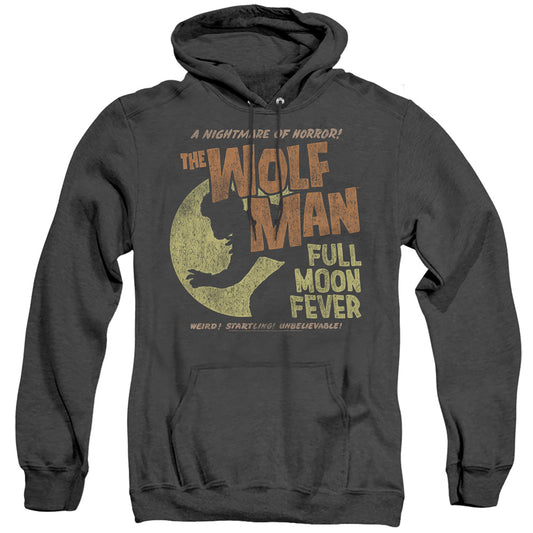 Universal Monsters Full Moon Fever Heather Mens Hoodie Black