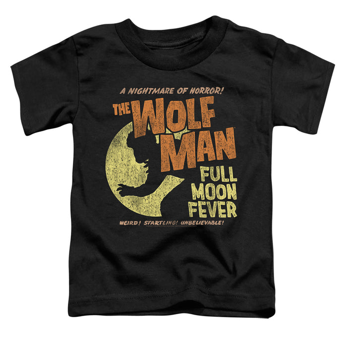 Universal Monsters Full Moon Fever Toddler Kids Youth T Shirt Black