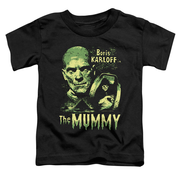 Universal Monsters The Mummy Toddler Kids Youth T Shirt Black