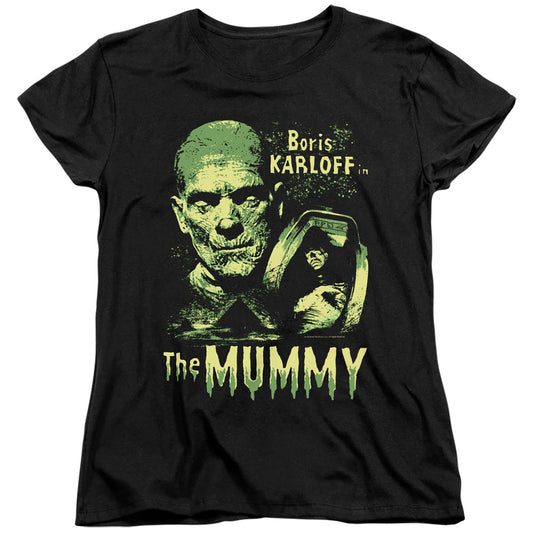 Universal Monsters The Mummy Womens T Shirt Black