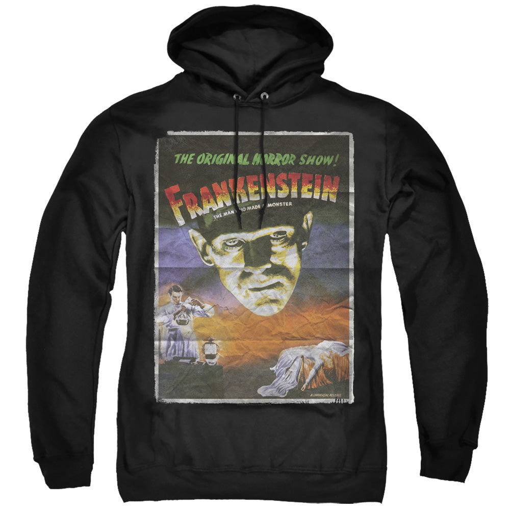 Universal Monsters Frankenstein One Sheet Mens Hoodie Black