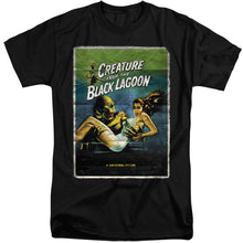Load image into Gallery viewer, Universal Monsters Creature One Sheet Mens Tall T Shirt Black