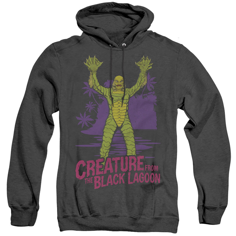 Universal Monsters From Forbidden Depths Heather Mens Hoodie Black