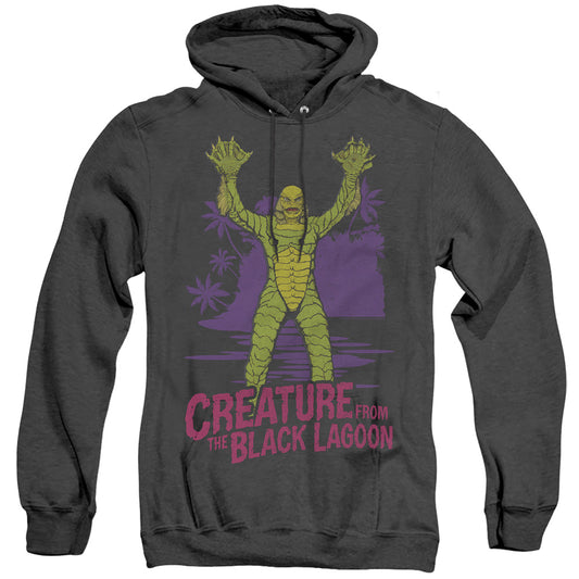 Universal Monsters From Forbidden Depths Heather Mens Hoodie Black
