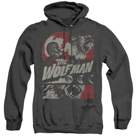 Universal Monsters When The Wolfbane Blooms Heather Mens Hoodie Black