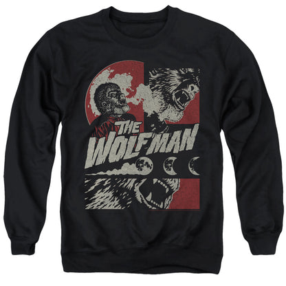 Universal Monsters When The Wolfbane Blooms Mens Crewneck Sweatshirt Black
