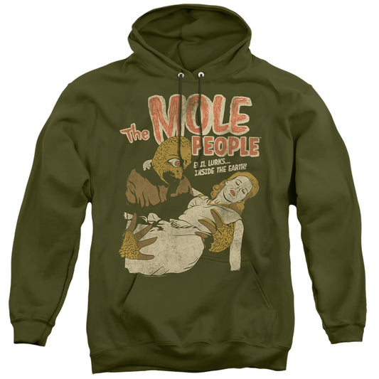 Universal Monsters The Mole People Mens Hoodie Military Green