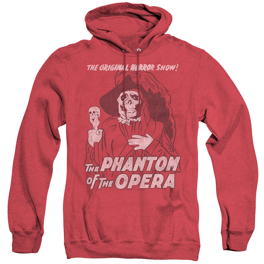 Universal Monsters The Phantom Mens Heather Hoodie Red Officially Licensed