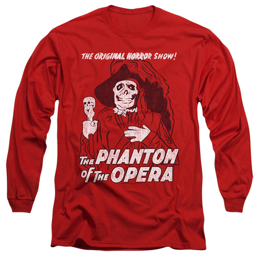 Universal Monsters The Phantom Mens Long Sleeve Shirt Red