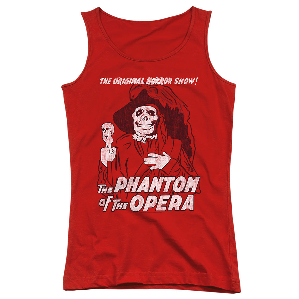 Universal Monsters The Phantom Womens Tank Top Shirt Red