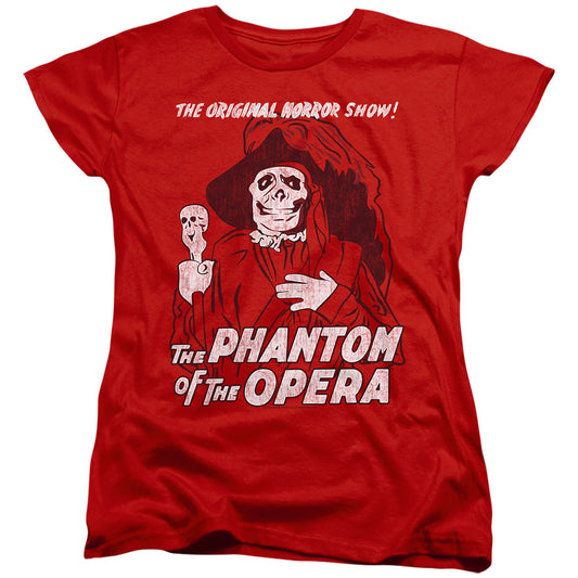Universal Monsters The Phantom Womens T Shirt Red