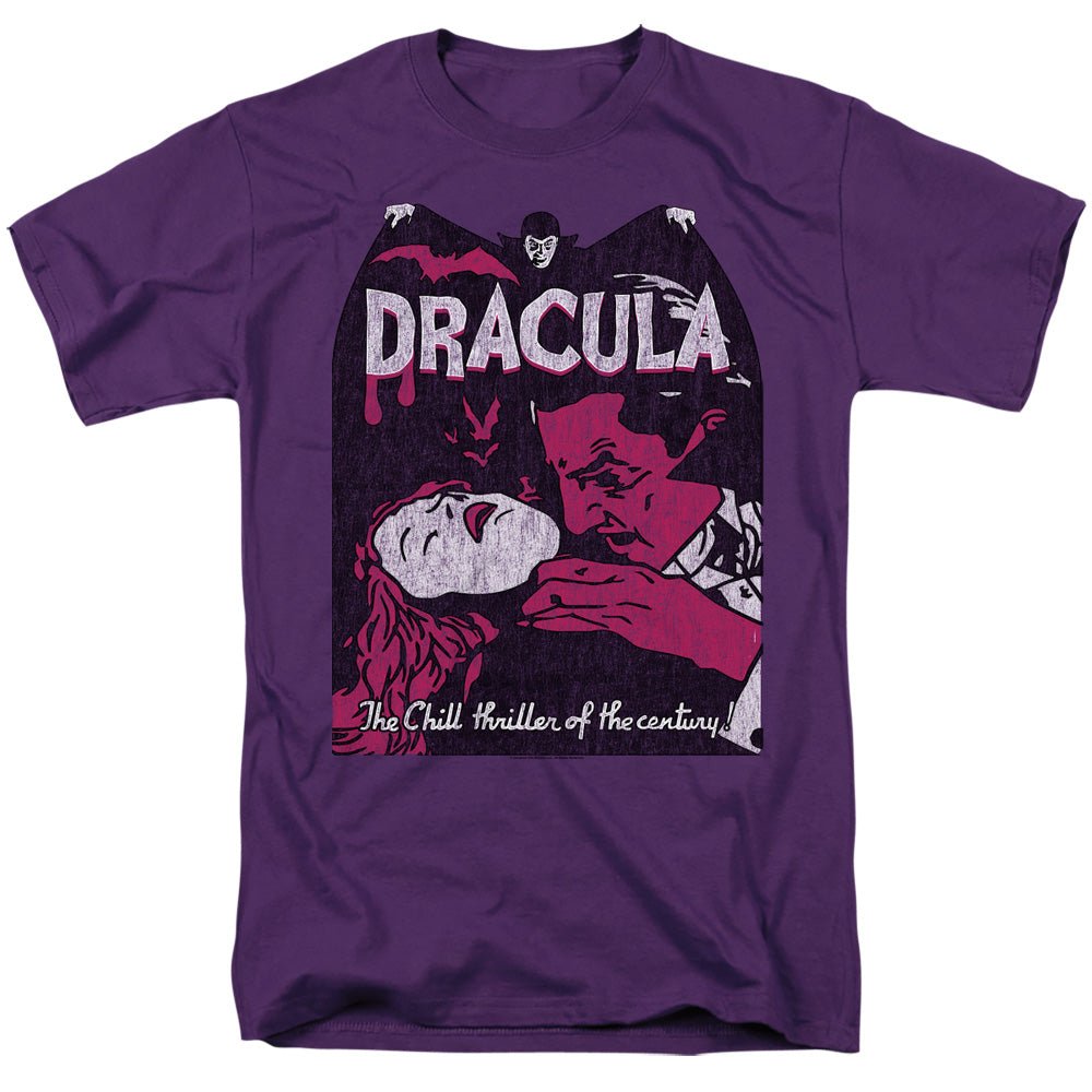 Universal Monsters Chill Thriller Mens T Shirt Purple