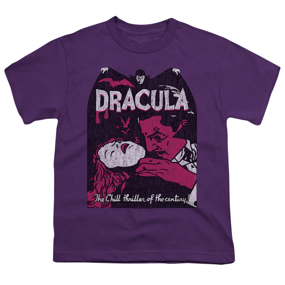 Universal Monsters Chill Thriller Kids Youth T Shirt Purple