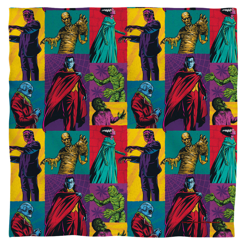 Universal Monsters Collage Bandana