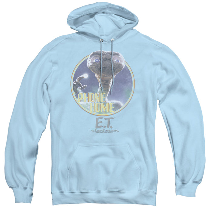 ET the Extra Terrestrial Phone Home Mens Hoodie Light Blue