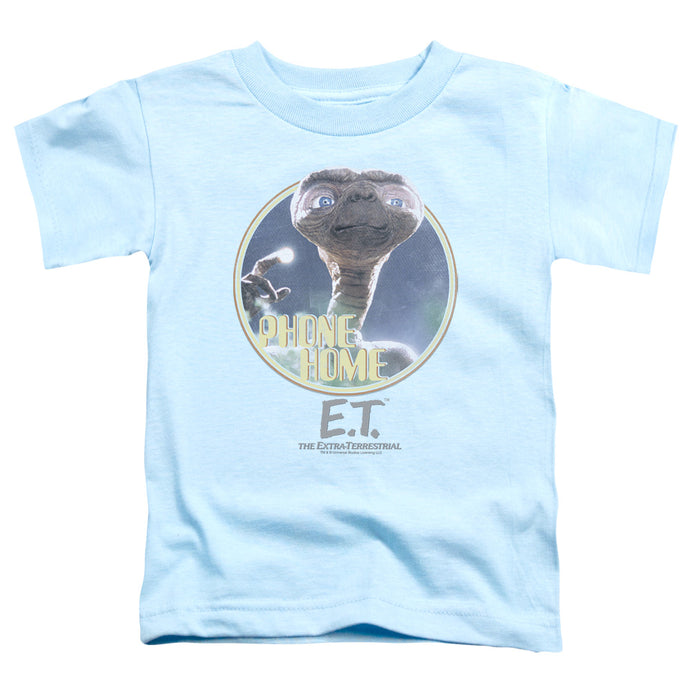 ET the Extra Terrestrial Phone Home Toddler Kids Youth T Shirt Light Blue