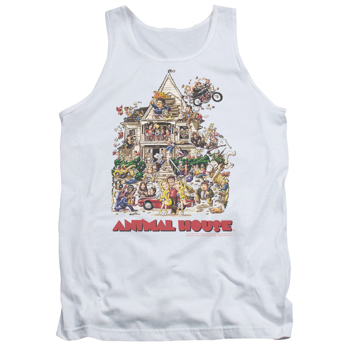 Animal House Poster Art Mens Tank Top Shirt White