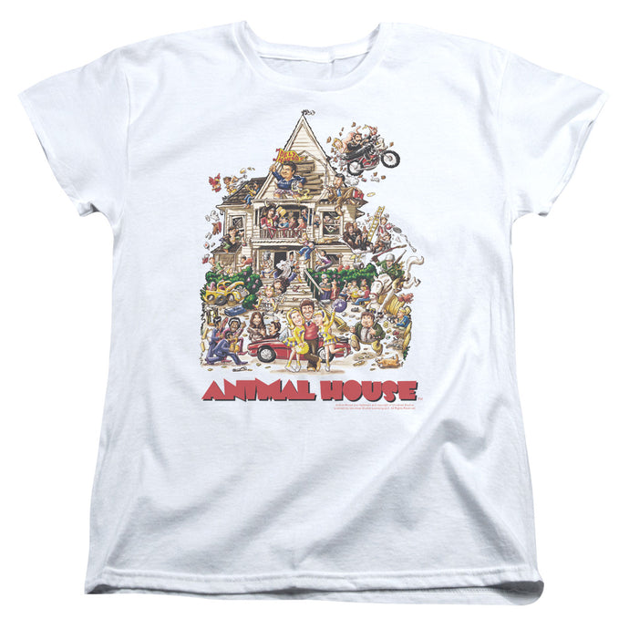Animal House Poster Art Womens T Shirt White