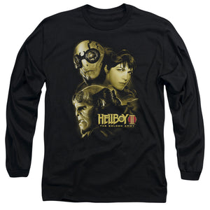 Hellboy II Ungodly Creatures Mens Long Sleeve Shirt Black