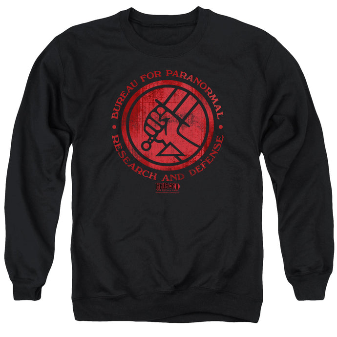 Hellboy II Bprd Logo Mens Crewneck Sweatshirt Black